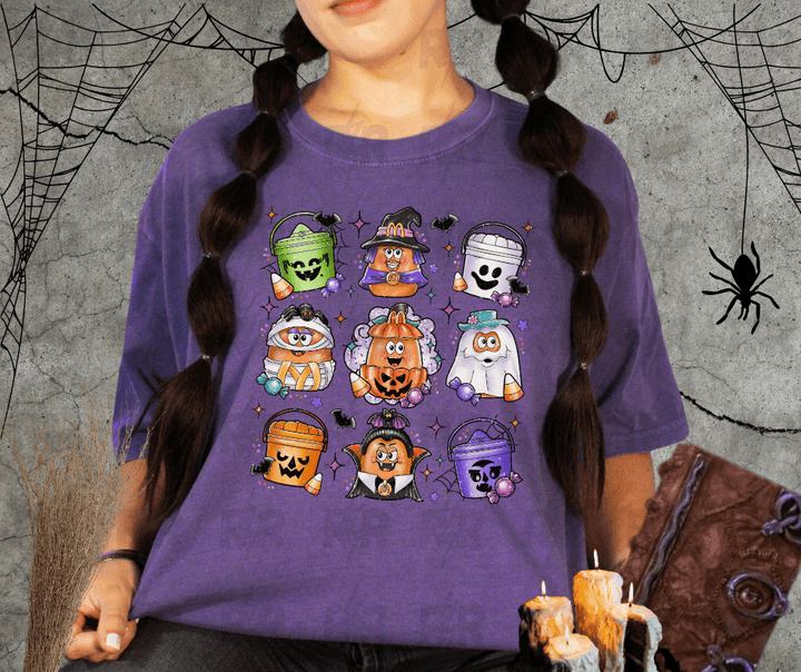 Halloween Nugs Purple Graphic Tee - Tees - The Red Rival