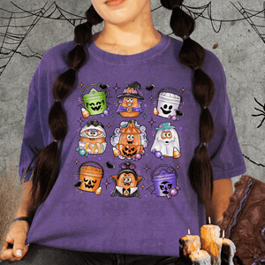 Halloween Nugs Purple Graphic Tee - Tees - The Red Rival