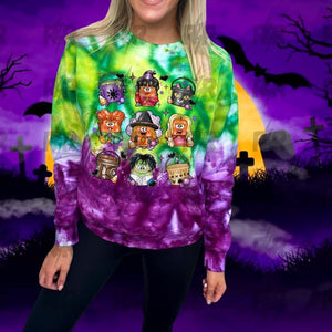 Hocus Pocus Halloween Nuggies Monster Mash Tie Dye (MULTIPLE STYLES) - Tees - The Red Rival
