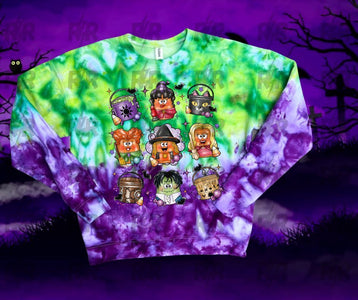 Hocus Pocus Halloween Nuggies Monster Mash Tie Dye (MULTIPLE STYLES) - Tees - The Red Rival
