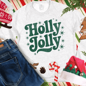 HOLLY JOLLY GREEN INK (Select your Color & Style) - The Red Rival