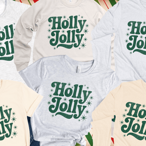 HOLLY JOLLY GREEN INK (Select your Color & Style) - The Red Rival
