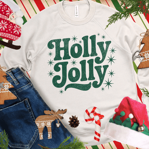 HOLLY JOLLY GREEN INK (Select your Color & Style) - The Red Rival