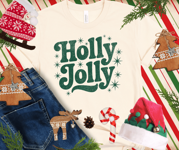 HOLLY JOLLY GREEN INK (Select your Color & Style) - The Red Rival