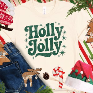 HOLLY JOLLY GREEN INK (Select your Color & Style) - The Red Rival