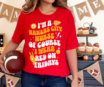 I'm a Kansas City Nurse Red Tee - Tees - The Red Rival