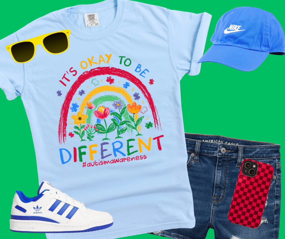 It's ok to be different - Autism Awareness - Tees - The Red Rival