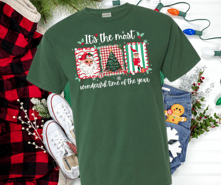 It's the Most Wonderful Time of the Year Green Tee - Graphic Tee - The Red Rival