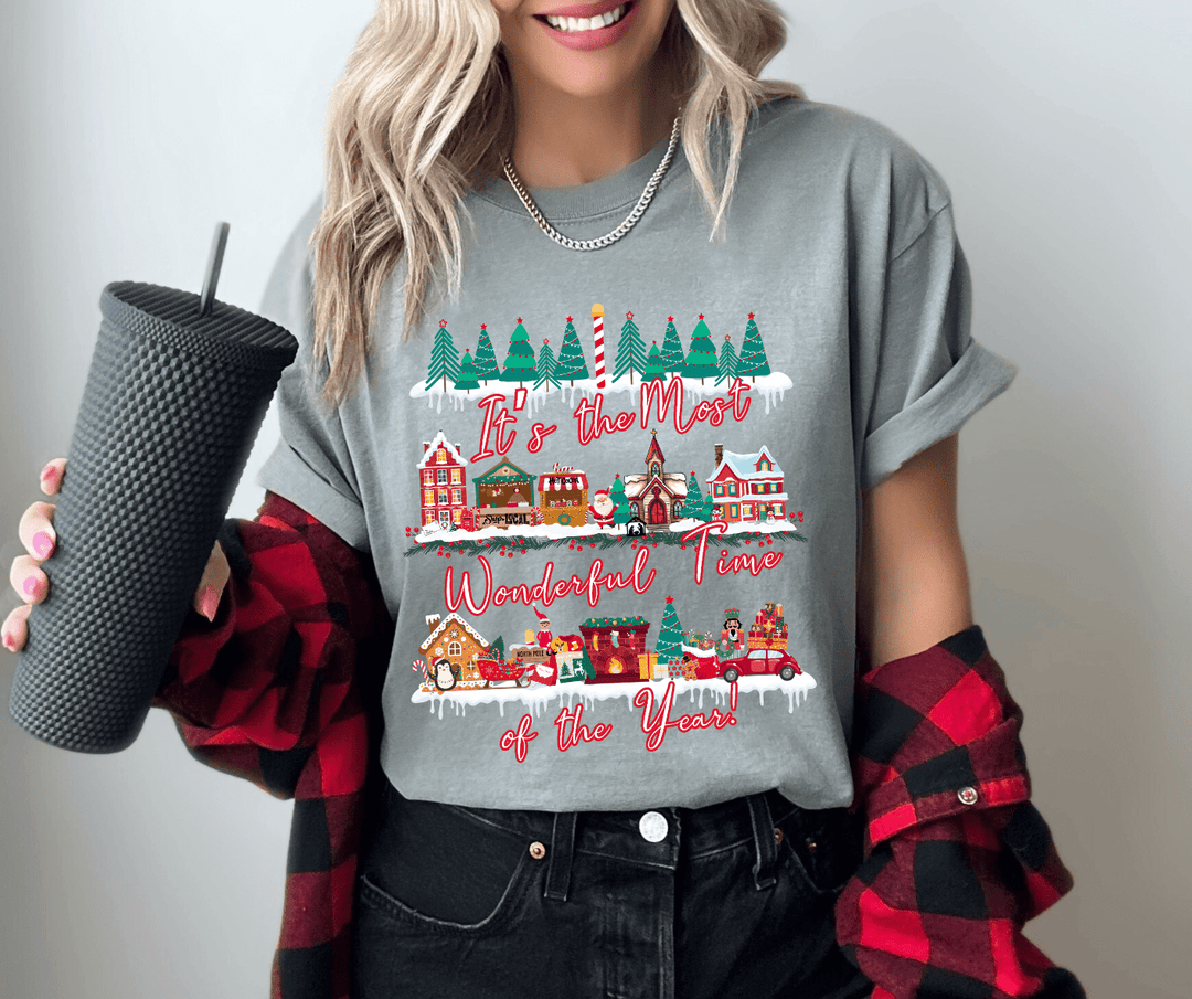 It's the Most Wonderful Time Village Houses (Pick your color & style) - The Red Rival