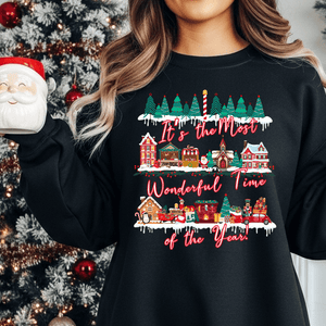 It's the Most Wonderful Time Village Houses (Pick your color & style) - The Red Rival