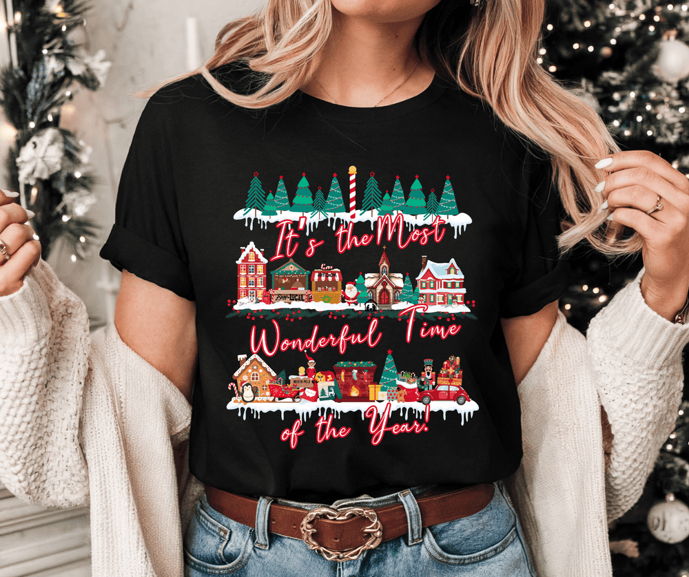 It's the Most Wonderful Time Village Houses (Pick your color & style) - The Red Rival