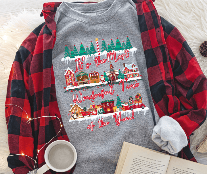 It's the Most Wonderful Time Village Houses (Pick your color & style) - The Red Rival