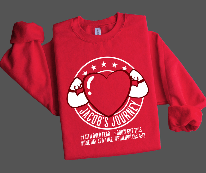 Jacob's Journey (Tee or Sweatshirt) - ROUND 1 - (DO NOT USE DISCOUNT CODES ON THESE SHIRTS) - The Red Rival