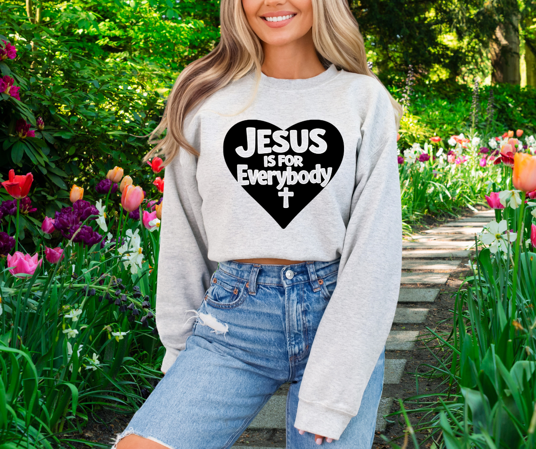 Jesus is for Everybody Ash Sweatshirt - Tees - The Red Rival