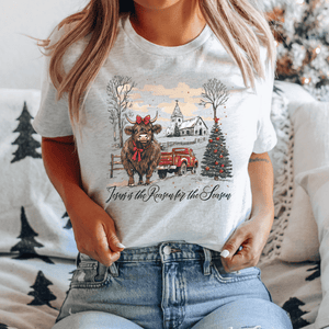 Jesus Is the Reason for the Season Ash Tee or Sweatshirt - Graphic Tee - The Red Rival