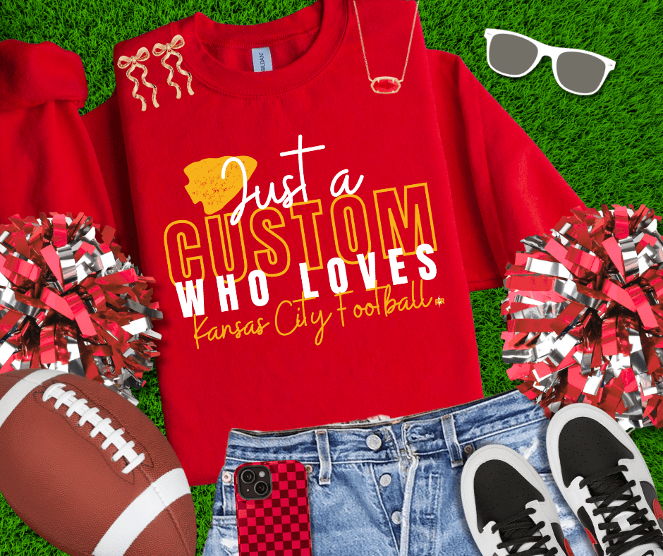 Just A CUSTOM OCCUPATION Who Loves Kansas City Football Red Sweatshirt - Tees - The Red Rival