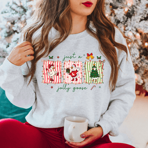Just a Jolly Goose Ash Tee or Sweatshirt - Graphic Tee - The Red Rival