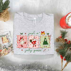 Just a Jolly Goose Ash Tee or Sweatshirt - Graphic Tee - The Red Rival