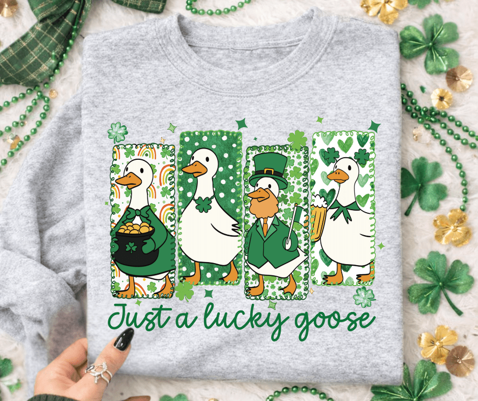 Just a Lucky Goose (Pick Your Style) - Tees - The Red Rival