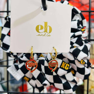 Kansas City Auto Sign Huggie Hoop Earrings - Apparel & Accessories - The Red Rival
