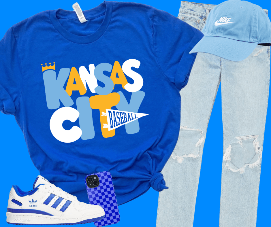 Kansas City Baseball Pennant - Tees - The Red Rival