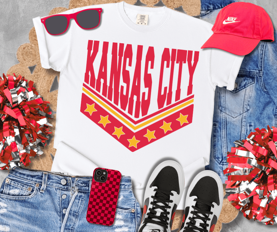 Kansas City Football V - Stars - Tees - The Red Rival
