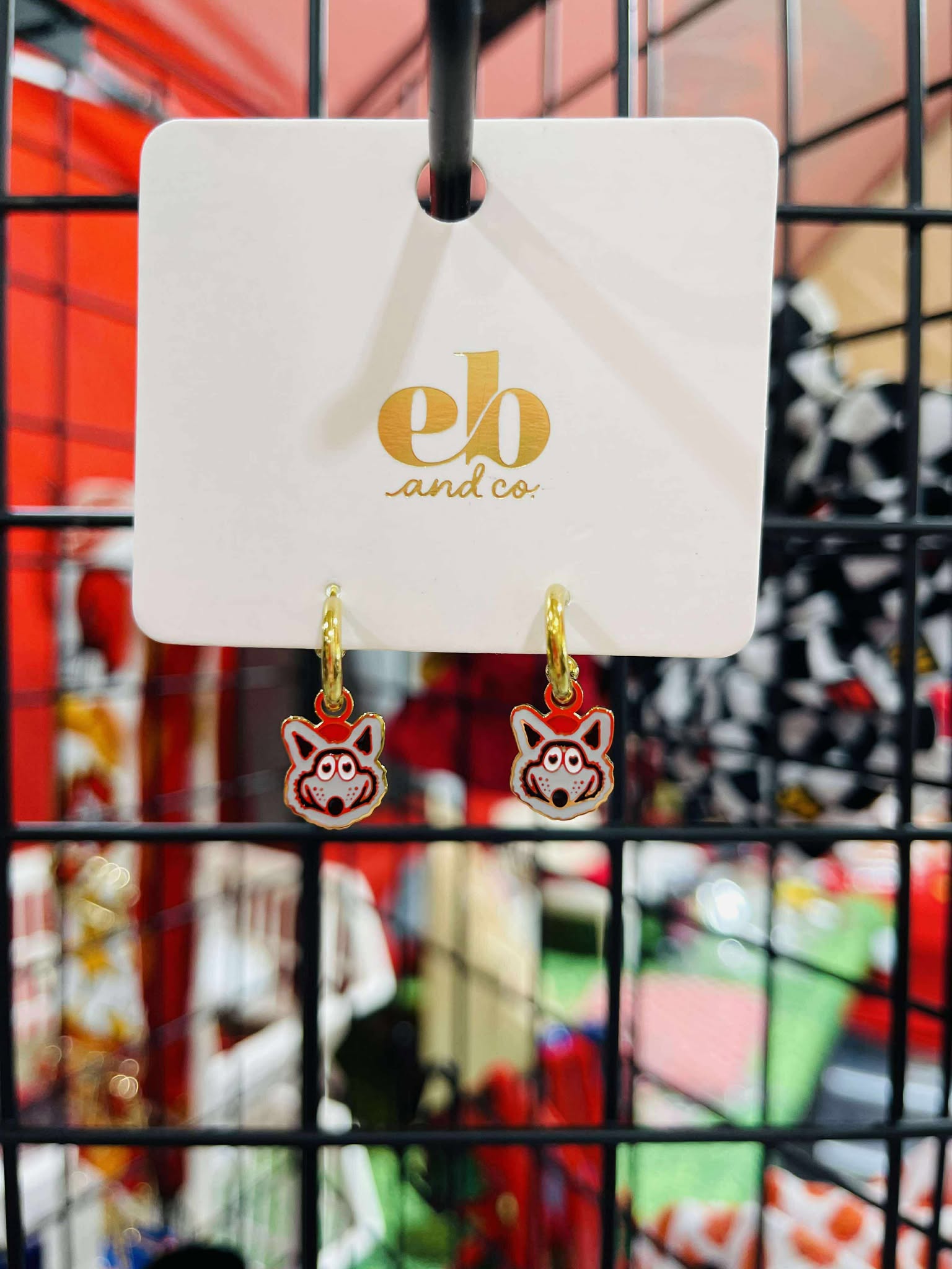 Kansas City Mascot Huggie Hoop Earring - Apparel & Accessories - The Red Rival