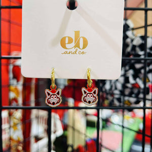 Kansas City Mascot Huggie Hoop Earring - Apparel & Accessories - The Red Rival