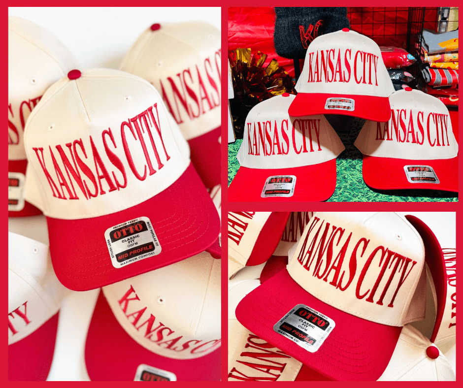 Kansas City Vintage Embroidered Trucker Hat - Apparel & Accessories - The Red Rival