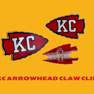 KC Arrowhead Claw Clip - Apparel & Accessories - The Red Rival