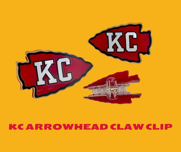 KC Arrowhead Claw Clip - Apparel & Accessories - The Red Rival