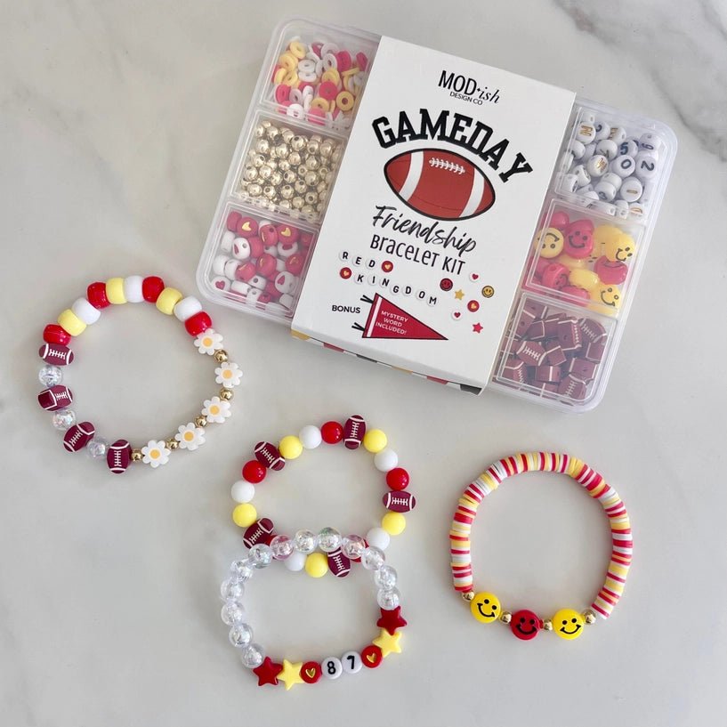 Kc Game Day Friendship Bead Kit - Apparel & Accessories - The Red Rival