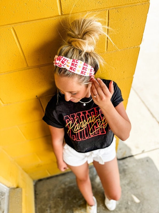 KC Hearts Headband - Apparel & Accessories - The Red Rival