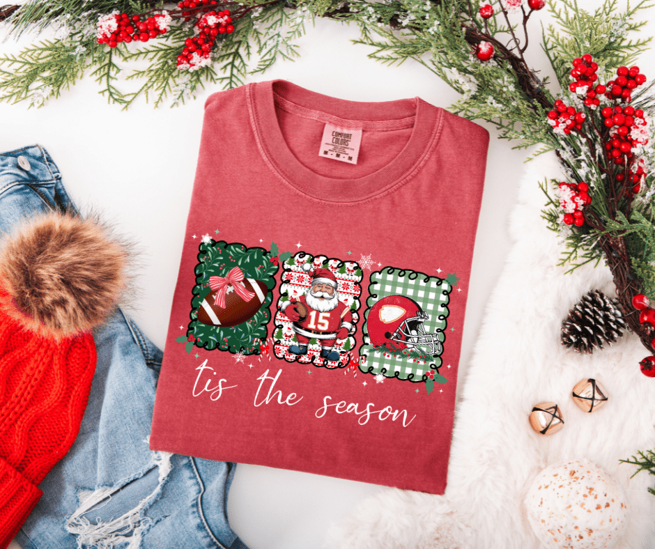 KC Santa 'Tis The Season' Tee or Sweatshirt - Tees - The Red Rival