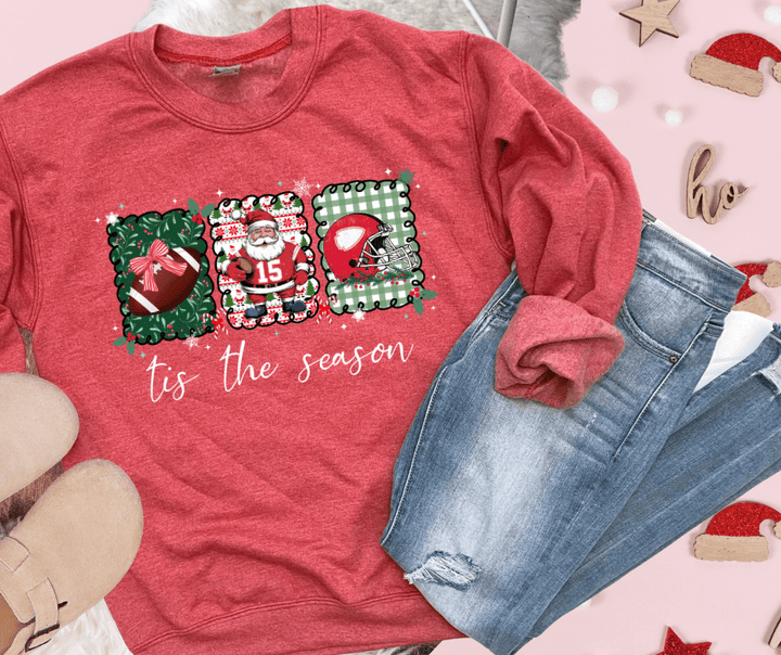 KC Santa 'Tis The Season' Tee or Sweatshirt - Tees - The Red Rival