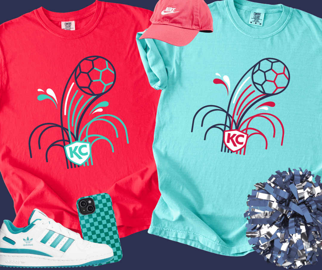 KC Women's Soccer Fountain (Choose your Style) - Tees - The Red Rival