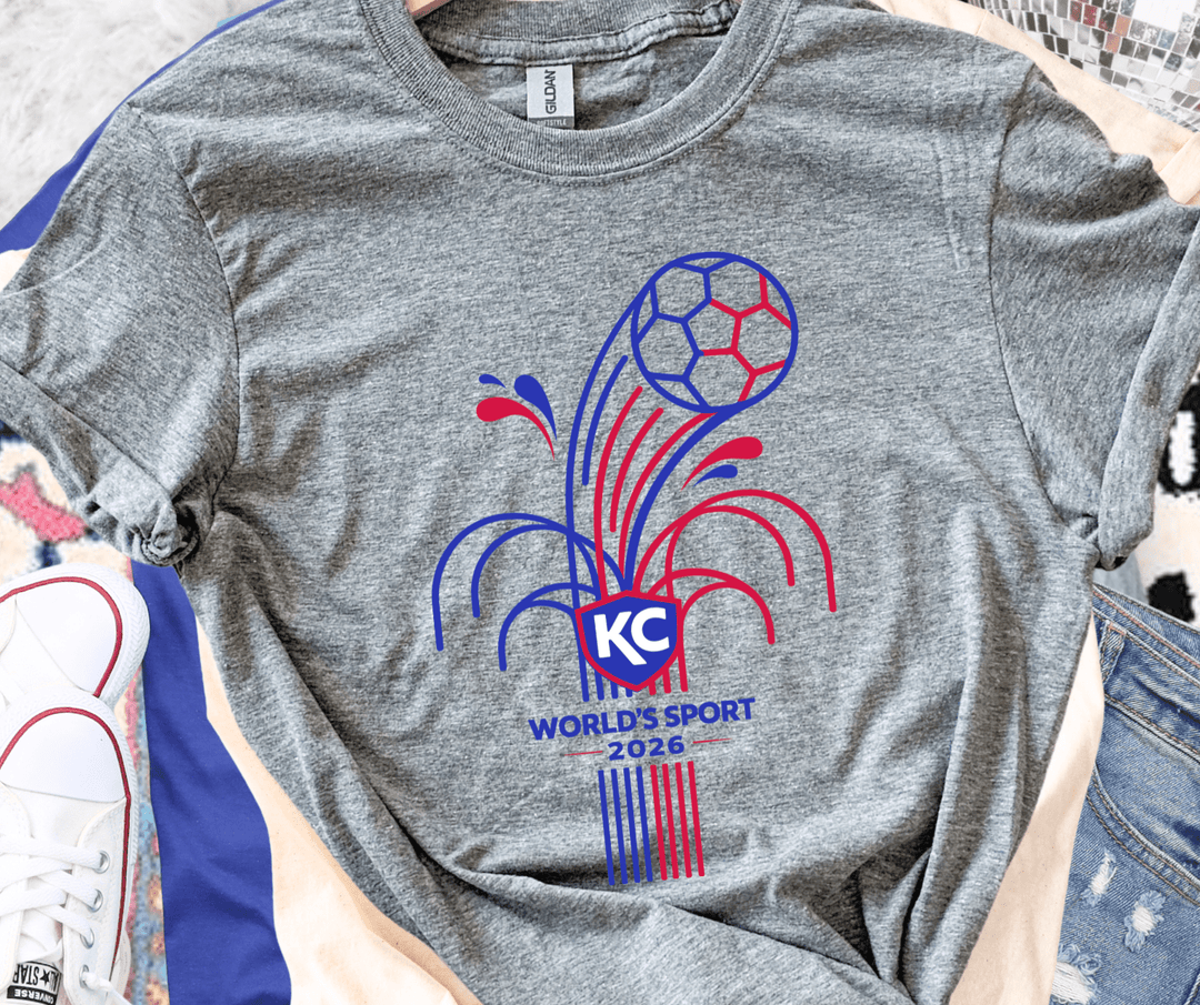 KC World's Sport Grey Tee - Tees - The Red Rival