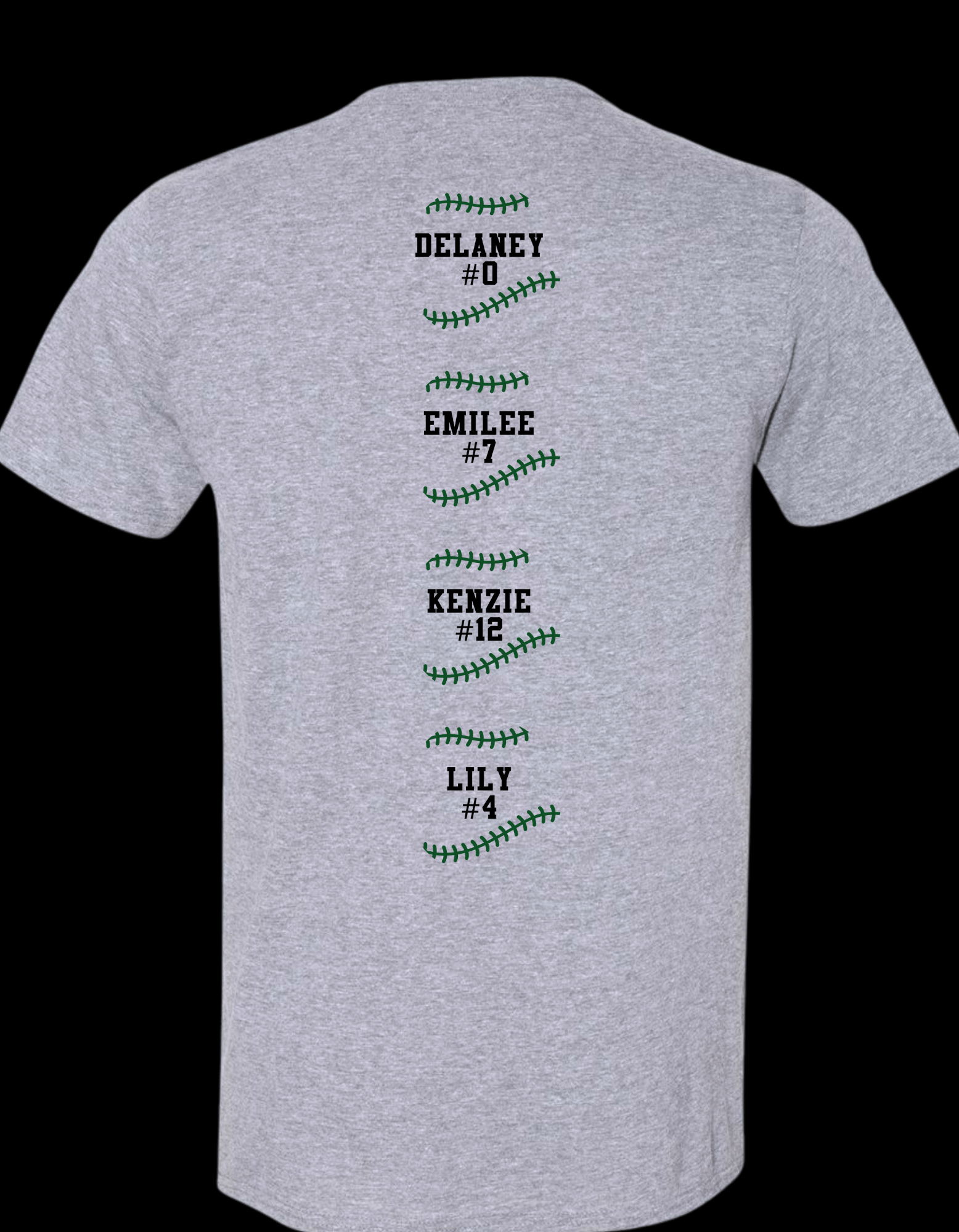 Lafayette Seniors Softball Homerun Club Front/Back - Wholesale - The Red Rival