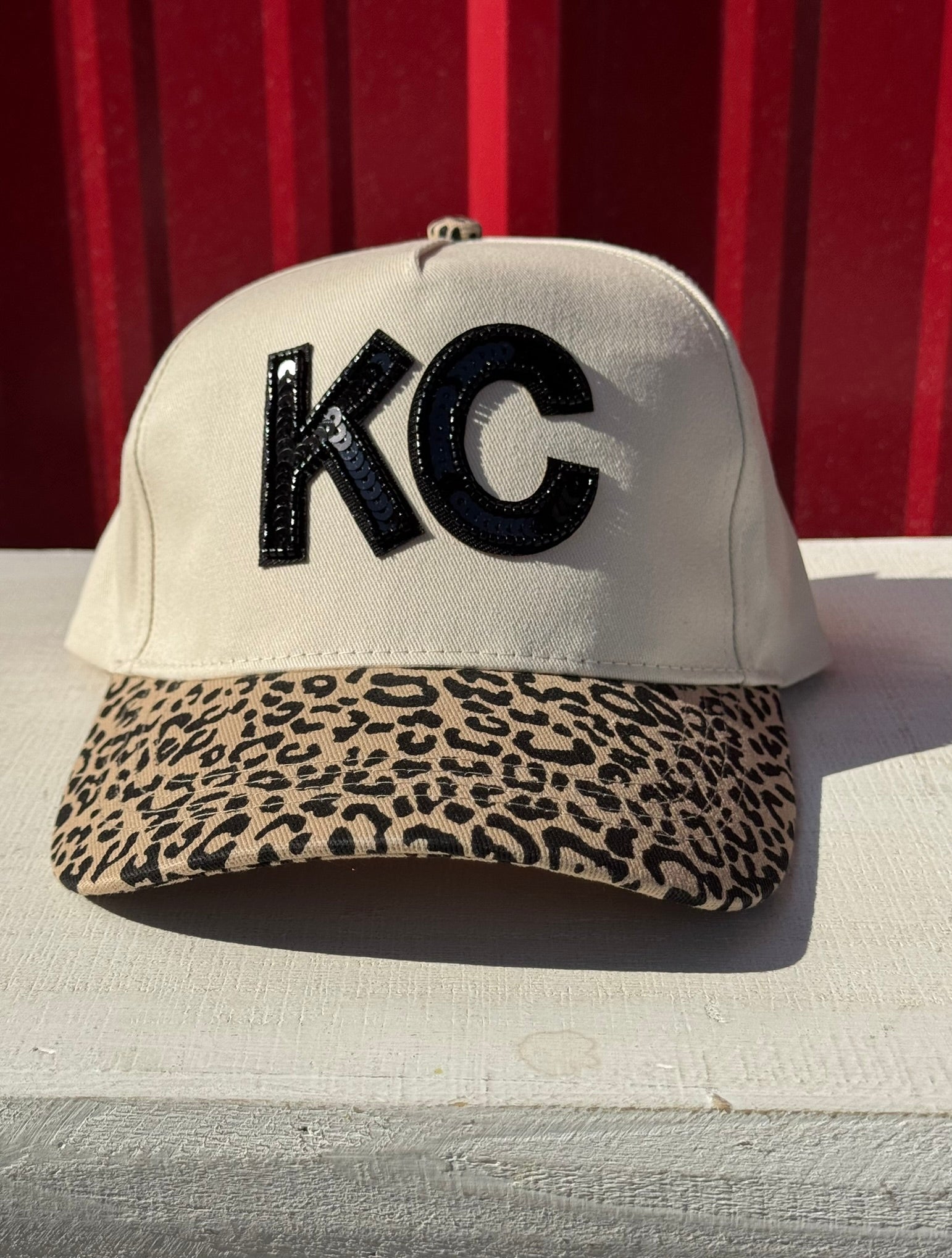 Leopard KC Sequin Hat - Apparel & Accessories - The Red Rival