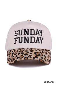 Leopard Sunday Funday Hat - Apparel & Accessories - The Red Rival