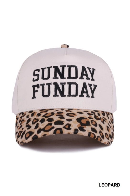 Leopard Sunday Funday Hat - Apparel & Accessories - The Red Rival