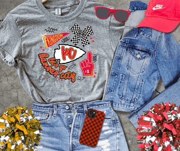 Let's Go Kansas City Collage - Tees - The Red Rival