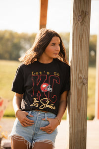 Let's GO KC It's Showtime Black Tee or Sweatshirt - Tees - The Red Rival