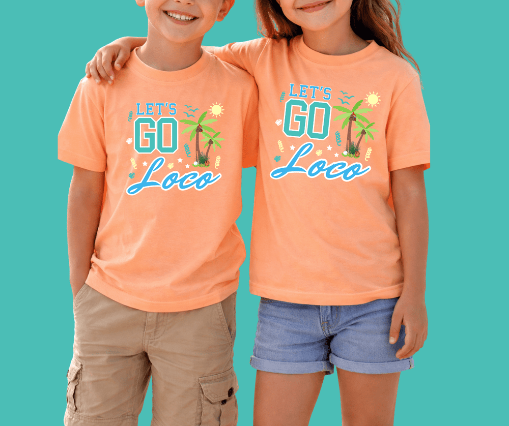 Let's Go Loco - Bright Orange Graphic Tee - Graphic Tee - The Red Rival