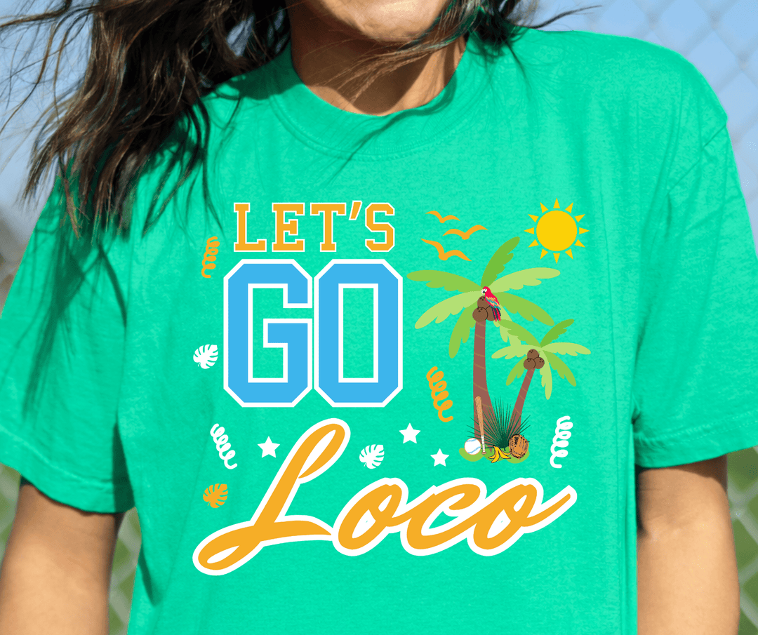 Let's Go Loco - Island Green Graphic Tee - Graphic Tee - The Red Rival