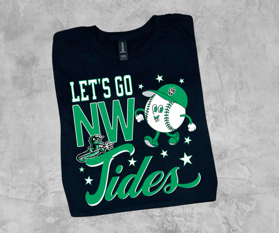 Let's Go NW Tides Baseball - Tees - The Red Rival