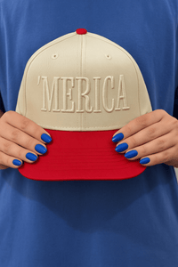 'Merica Embroidered Trucker Hat - Hat - The Red Rival