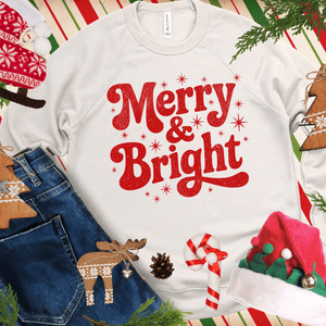 Merry & Bright RED INK (Select your Color & Style) - The Red Rival
