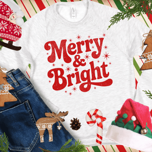 Merry & Bright RED INK (Select your Color & Style) - The Red Rival