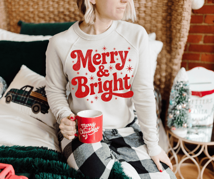 Merry & Bright RED INK (Select your Color & Style) - The Red Rival